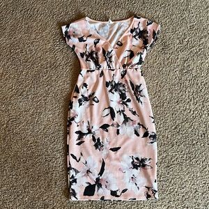 Maternity Dress - Pinkblush floral